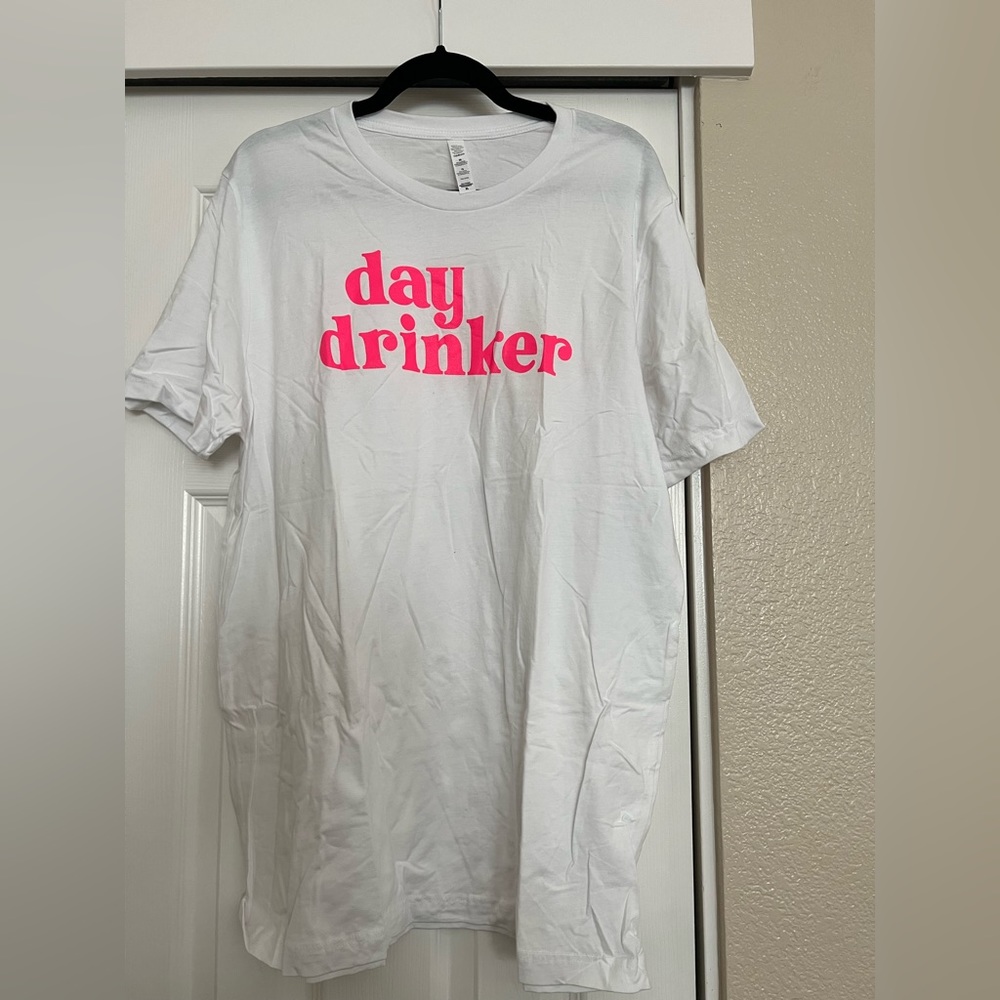Womens “Day Drinker” TShirt - Size XL